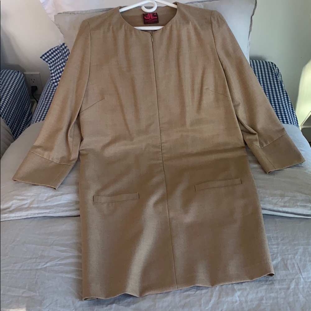 Josephine Valentina Wool Camel Dress Size M